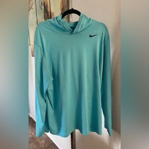 Nike  Sz XL Teal Long Sleeve Hoodie